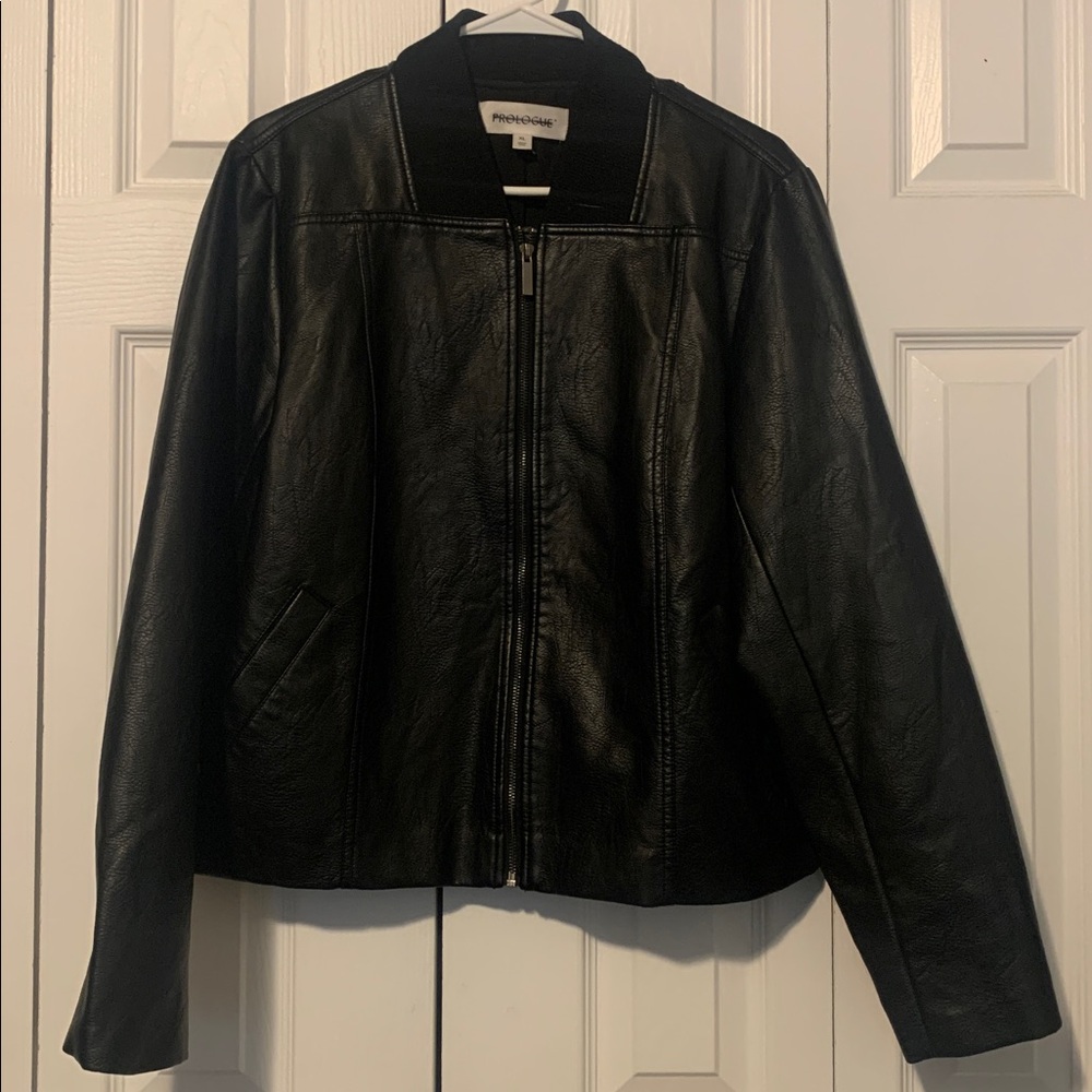 Prologue Women’s Faux Leather Jacket